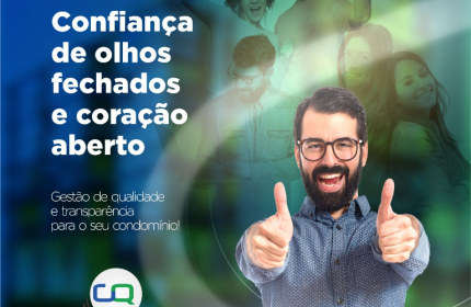 Confiança de olhos fechados e coração aberto!