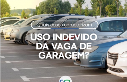 As vagas de garagem/estacionamento